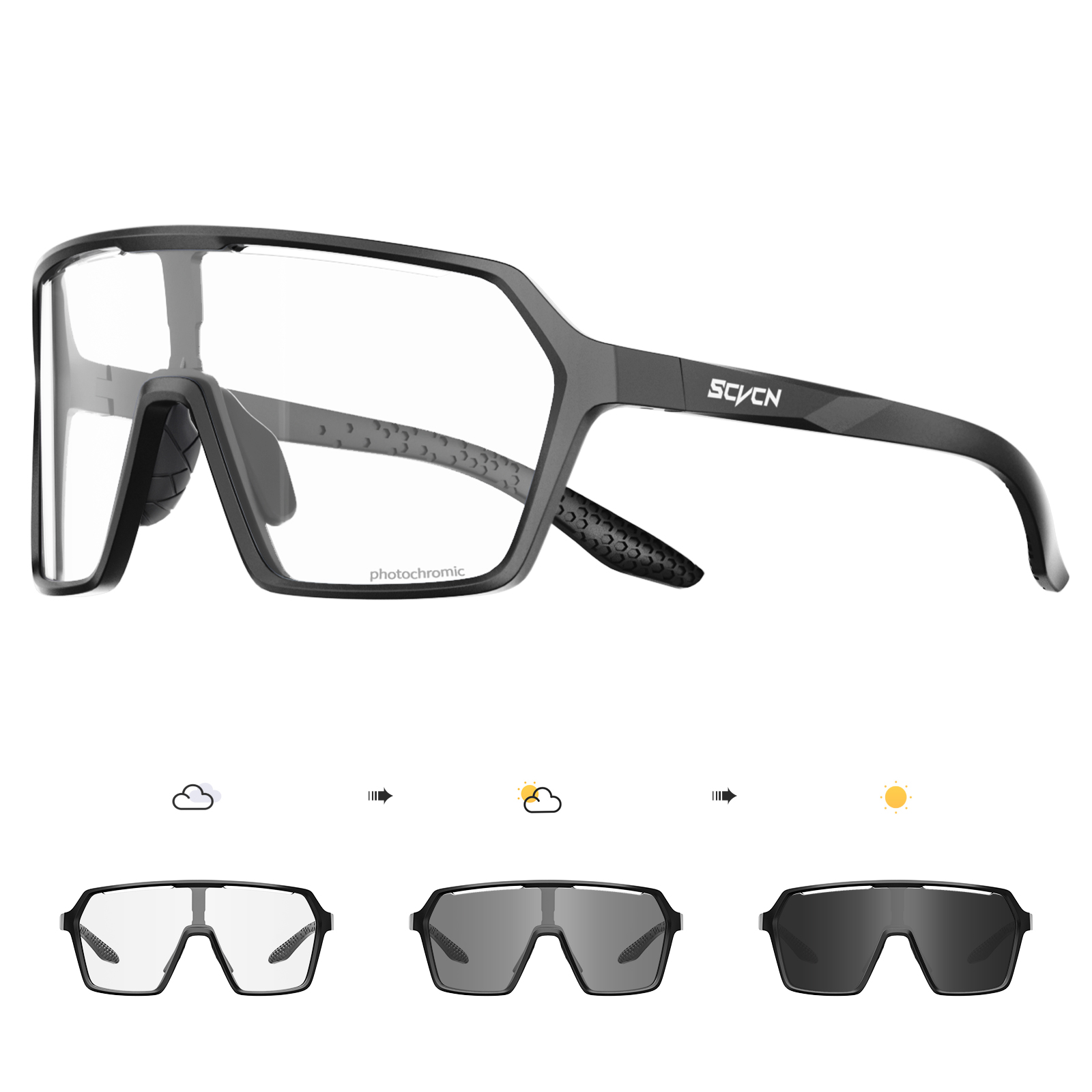 Mountain Biking Goggles - SCVCN gafas de sol fotocromáticas UV400