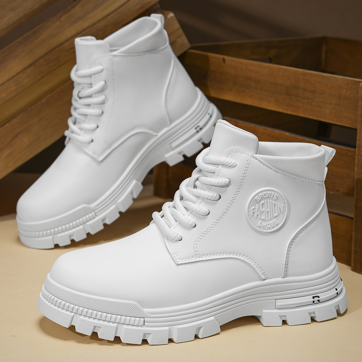 Men'S Mountain Biking Shoes - Botas de moto blancas a la