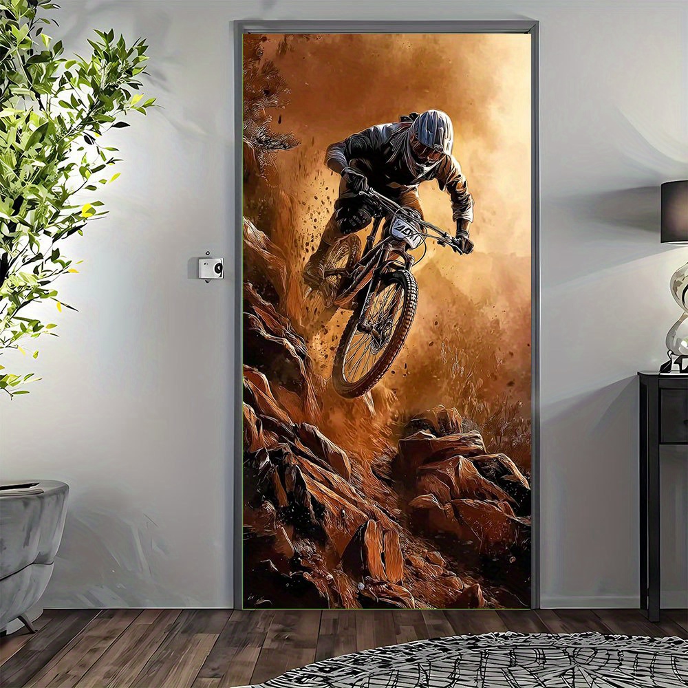 Mountain Biking Events - Cortinas planas 2D, pancartas decorativas 2D