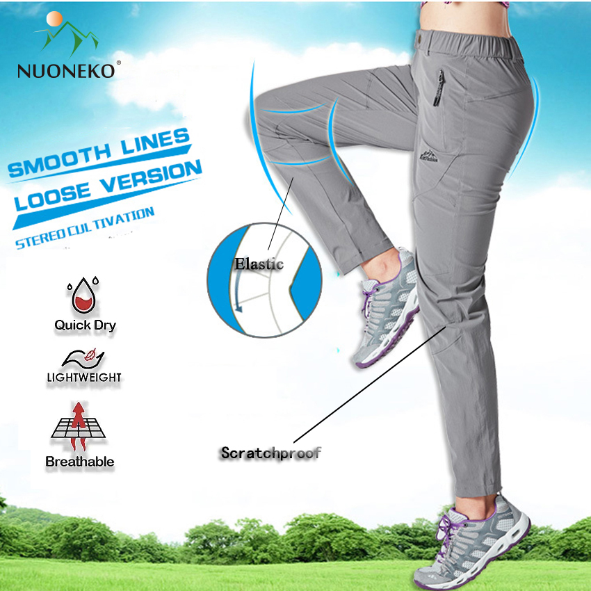 Pantalones de senderismo elást - Mountain Biking Pants Women reseña y precio