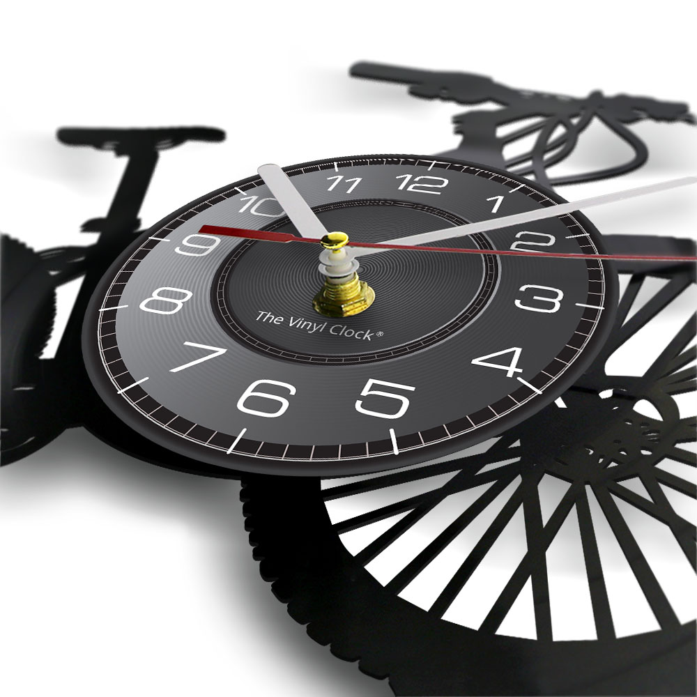 Reloj de pared de disco de vin - Mountain Biking Events reseña y precio