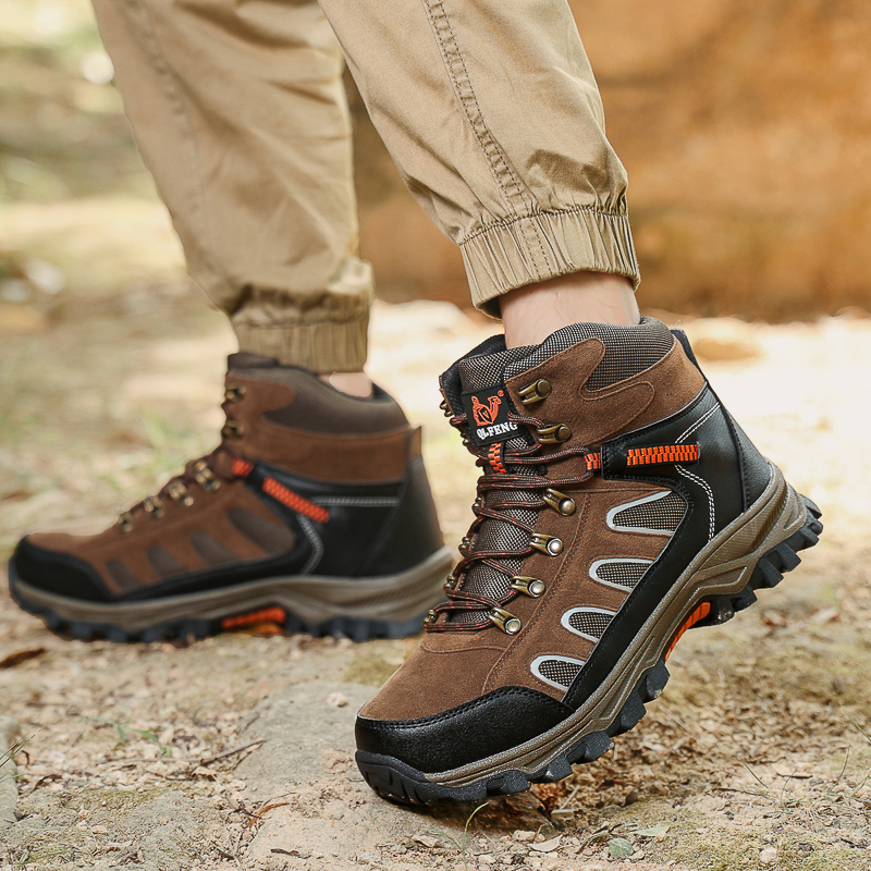 Nuevas botas altas de gran tam - Men'S Mountain Biking Shoes reseña y precio